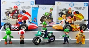 Diverse K'NEX MARIO KART Wii RENNWAGEN DIDDY KONG BOWSER & LUIGI YOSHI Figuren - Bild 1 von 71