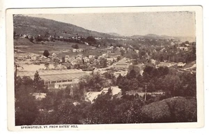 Springfield From Bates Hill Vermont Postcard VT - Picture 1 of 2