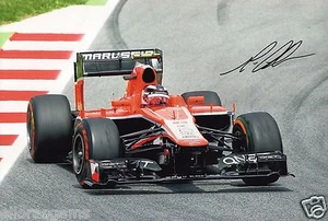 Formula One F1 Driver Max Chilton Hand Signed Photo 12x8" AF - Picture 1 of 1