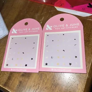 Stoney Clover Lane x Target Olive & June Nail Art 36 adesivi lotto di 2 stelle nuovi - Foto 1 di 12