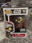 Funko Pop! Star Wars #181 C-3PO (Unfinished) Smugglers Bounty w/Protector