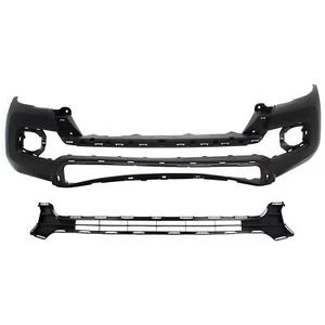 Front Bumper Cover Kit For 2016-2023 Toyota Tacoma Primed With Fog Light Holes - Picture 1 of 12