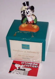 Disney Mickey Mouse Magician On with the Show Membership Statue 1997 NIB  - Picture 1 of 7