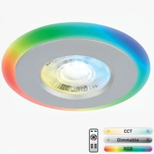 Lumileds Regulable Punto de Instalación Luz Cambio de Color 68mm Spot Downlight RGB+CCT IP44 - Imagen 1 de 6