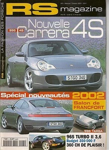 RS MAGAZINE 5 PORSCHE 996 CARRERA 4S 964 TURBO 2 3.6 964 RS92 RS 3.6 356 1952 - Imagen 1 de 2