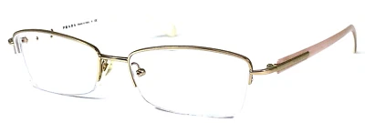 PRADA VPR52O EAG-1O1 Italy Gold/Light Pink Eyeglasses Frame 54-17-135 - Image 1 of 4