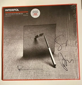 INTERPOL - The Other Side of Make Believe 12” Red Vinyl Signed Autographed - Picture 1 of 4