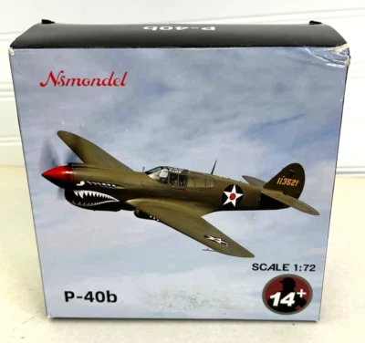 WWII USAAF P-40B Warhawk Diecast Aircraft - Image 1 of 3
