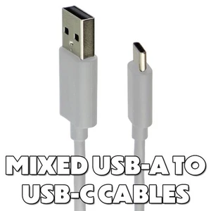 Mélange Usb-C À USB Court Câbles Sous 3-foot - Mélange Couleur / Style / Long - Photo 1 sur 1