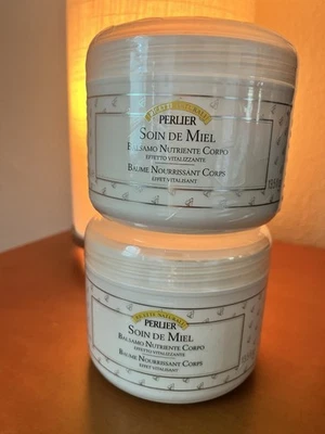 PERLIER SOIN DE MIEL HONEY JUMBO 13.5 Oz BODY BALM EMOLLIENT CREAM NEW Unopened - Image 1 of 4