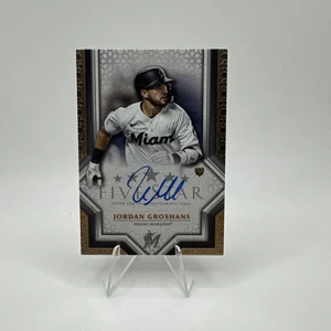 2023 Topps Five Star Jordan Groshans su scheda auto RC Miami Marlins - Foto 1 di 4
