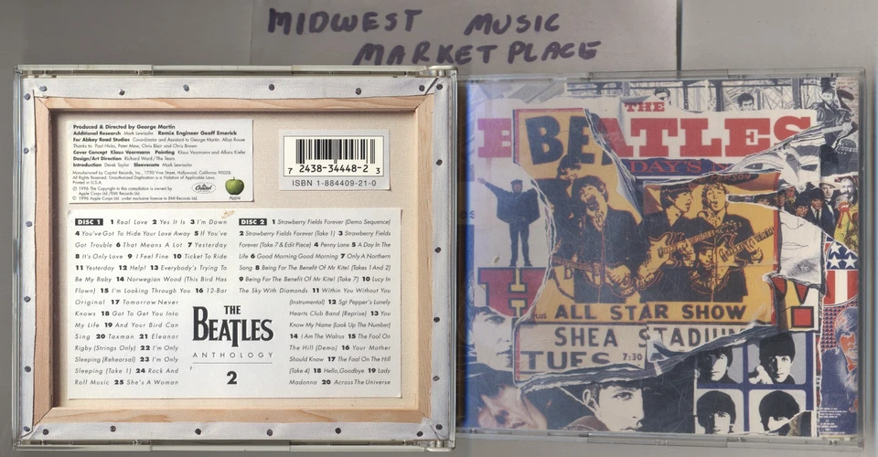 The Beatles - Anthology 2 - MINT 2CD with Booklet - Outtakes Demos - I Feel Fine - Image 1 of 1