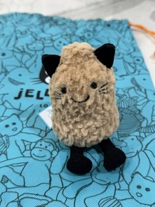 Jellycat Amuseables Peanut Cat Outfit Online Exclusive 100% Authentic NWT US - Picture 1 of 4