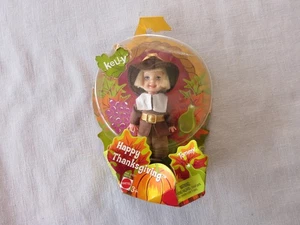 2004 Mattel Barbie Happy Thanksgiving Tommy Kelly Pilgrim Mini Doll, B9211 - Afbeelding 1 van 7