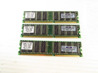 3 Pack 256MB PC2700 KINGSTON KT305957-041-INCE5 HP 305957-041 DDR-333 DDR1 Kit - Image 1 of 3