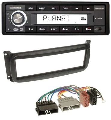 Continental USB 1DIN AUX DAB MP3 Autoradio für Chrysler Grand Voyager Neon PT Cr - Bild 1 von 4