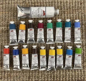 Michael Harding Artists Oil Colours 40ml &225ml Tubes BRAND NEW🎨lot of 18 - Picture 1 of 3