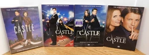Castle: The Complete Season 1, 2, 3, 4 Series DVD Disc Set Lot - Foto 1 di 9
