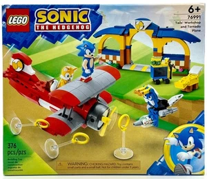 LEGO 76991 Sonic The Hedgehog Tails' Workshop and Tornado Plane 376 pcs - New - Picture 1 of 7