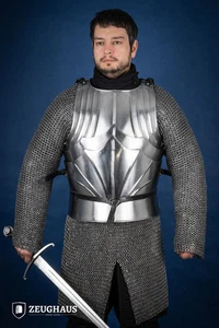 Mittelalter - Gotischer Küraß Poliert - Zeughaus Mittelalter Larp Fantasy - Bild 1 von 7