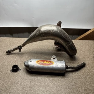 FMF Gold Series Fatty Exhaust Pipe Honda CR80R 1996-2002 And Silencer Slip On - Picture 1 of 17