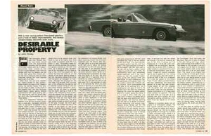 1975 JENSEN-HEALEY JH-5  ~  ORIGINAL 4-PAGE ROAD TEST / ARTICLE / AD - Picture 1 of 1