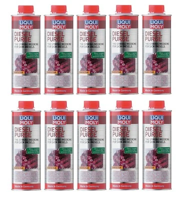 x10 PACK 500 ml Lata Liqui Lubro Moly PURGA DIESEL Combustible Aditivo Inyector Limpiador Foto 1 de 3