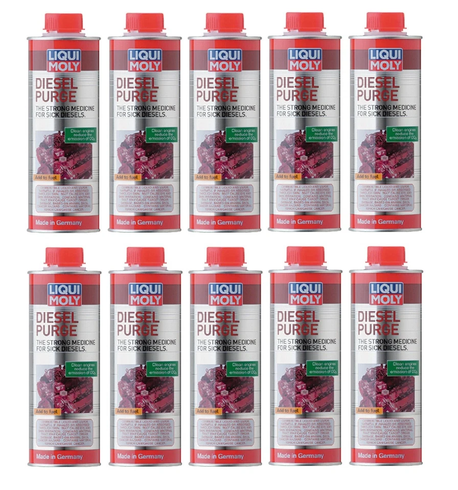x10 PACK 500 ml Lata Liqui Lubro Moly PURGA DIESEL Combustible Aditivo Inyector Limpiador Foto 1 de 1