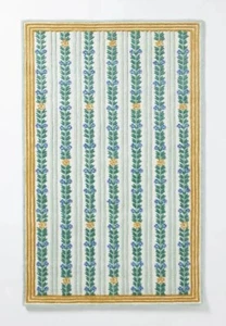 Merchant Green And Leaves Handmade Tufted Area Rugs In Best Flooral Designs. - Bild 1 von 3