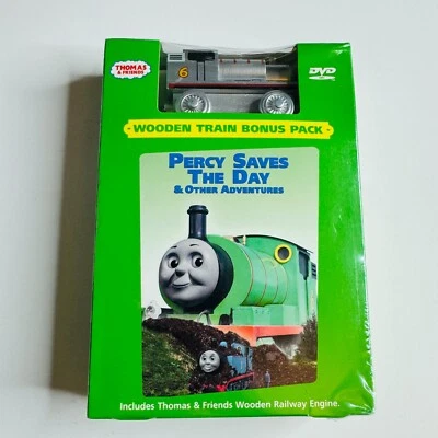 Percy Saves The Day Thomas & Friends w/Wooden Train DVD Brand New Sealed - Image 1 of 4