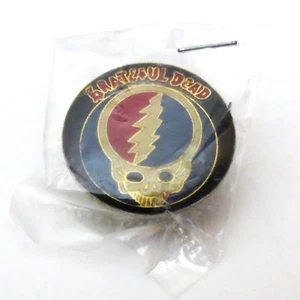 Prendedor Grateful Dead de colección Roba tu cara GD Pinback insignia finales de 1970 años 80 nuevo - Imagen 1 de 17