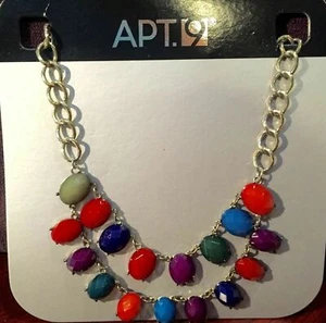 BEAUTIFUL FINE PIECE OF JEWELRY HIGH QUALITY NECKLACE BY APT 9 NEW - Picture 1 of 1