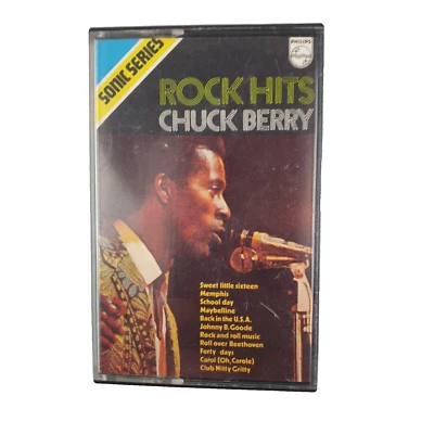 Chuck Berry - Rock Hits Cassette Tape, 1980's, Rock, Blues, Blues Rock, 13 Track - Image 1 of 4