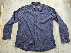 Lee Regular Fit Stretch XXL Langarm geknöpftes Shirt blau - Bild 1 von 6