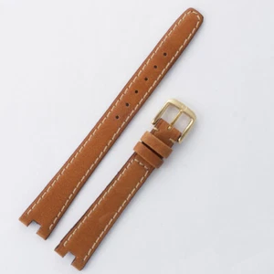 Omega light brown calf skin strap with buckle (13x10) - Picture 1 of 9