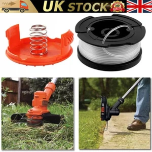 Orange Cover Cap+Spool Line Top For Black & Decker Spare String Trimmer Strimmer - Picture 1 of 5