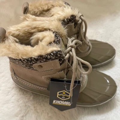 BOTAS DE INVIERNO KHOMBU MUJER FORRADAS DE PIEL NIEVE TALLA 7 NUEVAS CON ETIQUETAS Foto 1 de 4