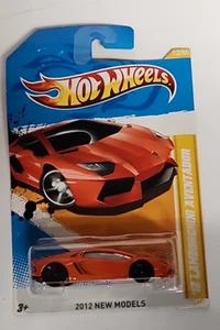 Hot Wheels 2012 Nuovi Modelli 12/50 Arancione '12 Lamborghini Aventador MOC - Foto 1 di 3