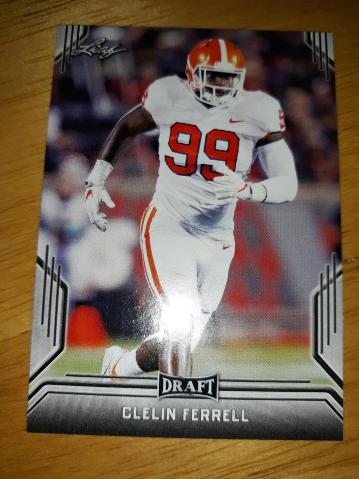 2019 Leaf Draft - Clelin Ferrell - Rookie Card - Clemson Tigers football - Image 1 of 1