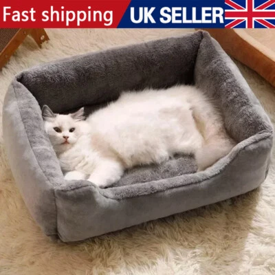Cat Dog Bed Cat Bed Soft Washable Puppy Cushion Warm Pet Basket S /M /L /XL - Image 1 of 4