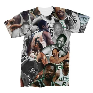 Camiseta de collage fotográfico de Bill Russell - Imagen 1 de 2