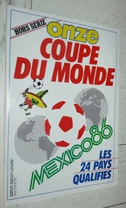 FOOTBALL ONZE HS #26 1986 COUPE MONDE MEXICO 86 FRANCE ARGENTINE RFA BELGIQUE - Imagen 1 de 7