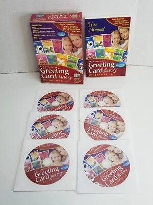 Nova Art Explosion Greeting Card Factory Deluxe 6.0 PC Software Print your own - Image 1 of 4