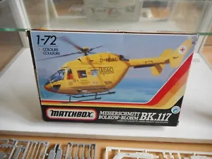 Modellbausatz Matchbox Messerschmitt Bolko Blohm BK 117 ADAC auf 1:72 in Box - Bild 1 von 2