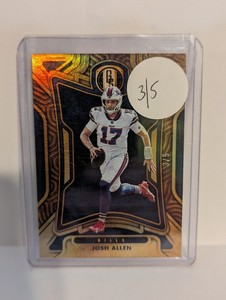 Josh Allen 2022 Panini Gold Standard 3/5 Buffalo Bills #10