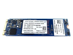INTEL MEMPEK1W016GAH 16GB M.2 2280 PCIE 3.0 X2 NVME OPTANE MEMORY SSD 925507-001 - Picture 1 of 2