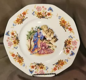 Royal Schwabap -Hand Decorated Japanese Floral Design Plate 11" - Picture 1 of 4
