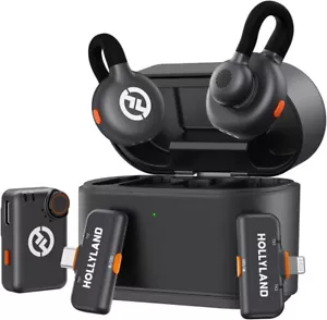 Hollyland Lark M2S Combo+ (Kamera/USB-C/Lightning) kabelloses Lavaliermikrofon - Bild 1 von 10