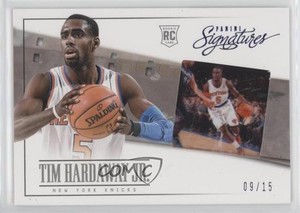 2013-14 Panini Signatures Film Blue /15 Tim Hardaway Jr #182 Rookie RC