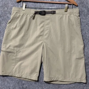 Merrell Swim Shorts - Size XL - Khaki Opti-Wick UPF 50 Nylon Belted Trunks - Picture 1 of 10